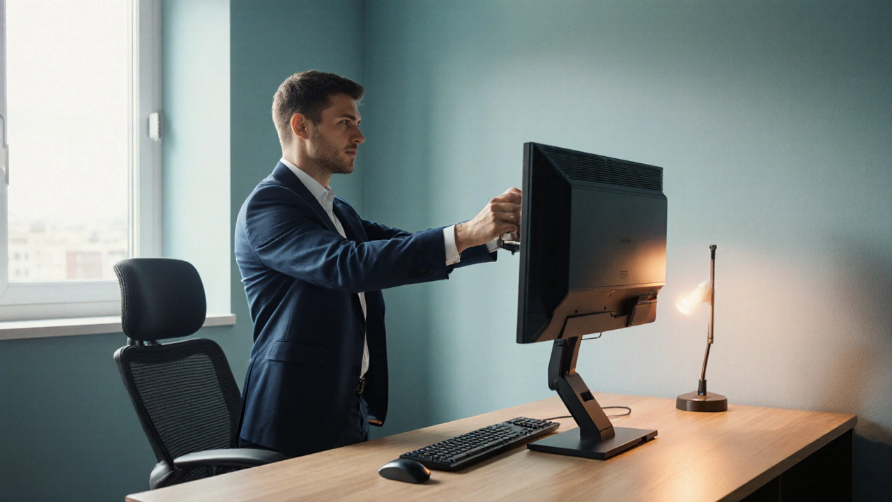 Optimale Bildschirmposition im Büro - Ergonomie & Gesundheit