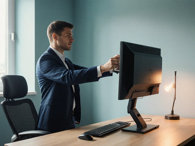 Optimale Bildschirmposition im Büro - Ergonomie & Gesundheit