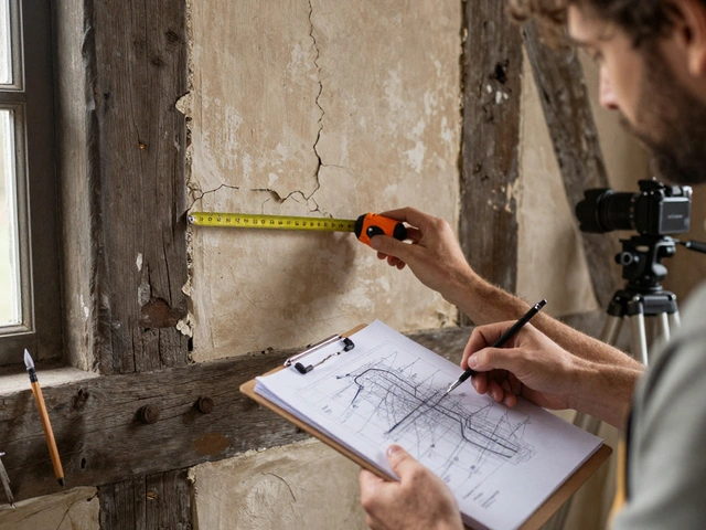 Zustandserfassung im Denkmal: Gutachten, Kartierung und Fotos als Grundlage für die Restaurierung