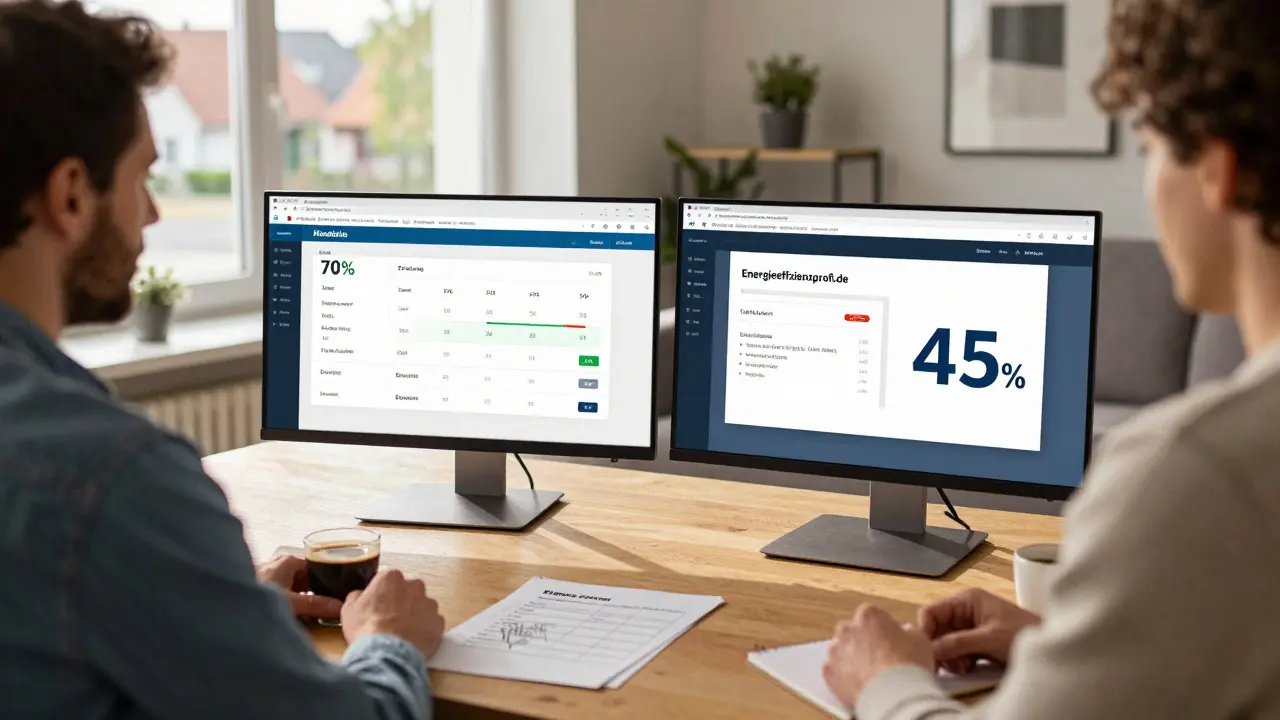 Förderrechner für Heizungstausch: Die besten Programme im Vergleich 2026