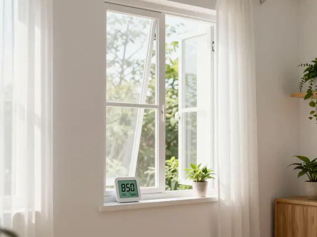 Innenraumluftqualität verbessern: Die besten Materialien, Lüftungsmethoden und Farben für gesunde Wohnräume