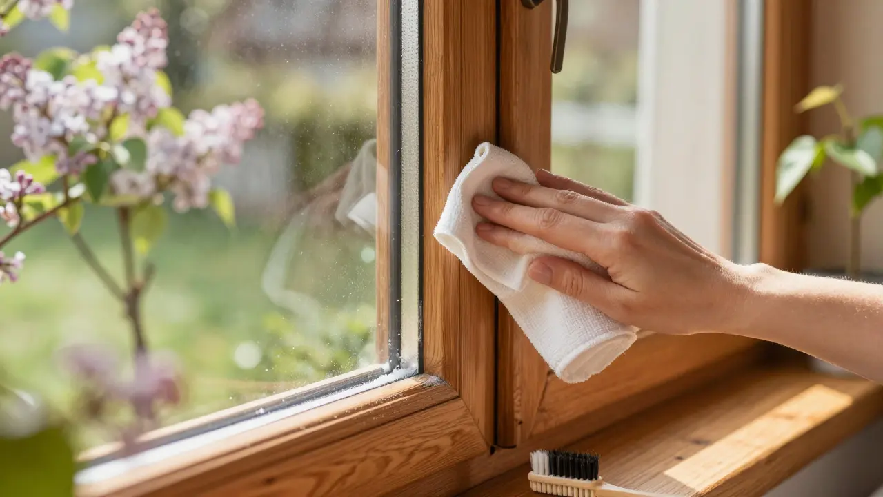 Fensterrahmen reinigen und warten: Die richtige Pflege im Jahreslauf
