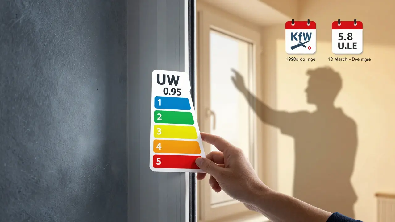 Kontrast zwischen altem und neuem Fenster: linke Seite mit Kälte und Schimmel, rechte Seite mit Wärme und Energieeffizienz.