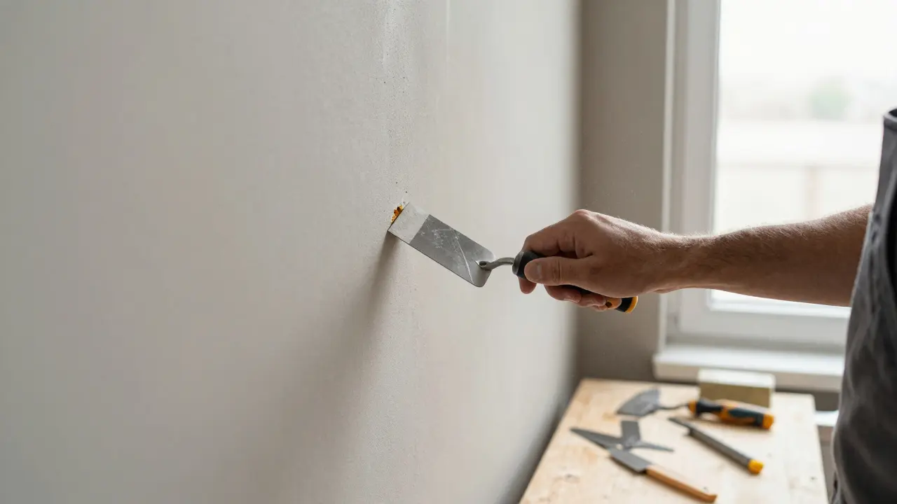 Loch in der Wand reparieren: Gipskarton und Mauerwerk richtig ausbessern