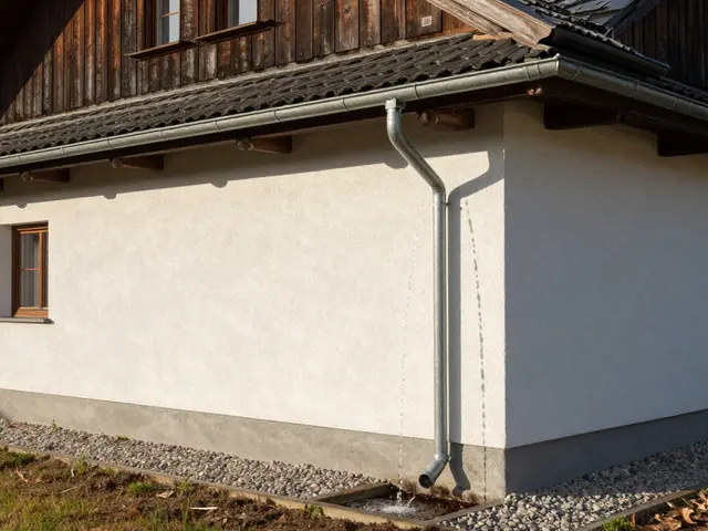 Dachentwässerung: So funktionieren Regenrinnen und Fallrohre am Haus