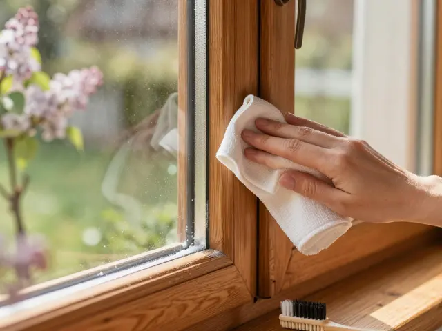 Fensterrahmen reinigen und warten: Die richtige Pflege im Jahreslauf