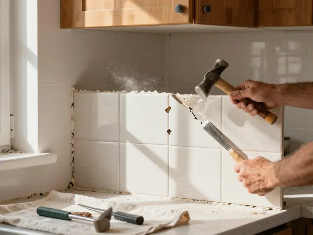 Fliesenspiegel in der Küche erneuern: Vorgehen und Material für jede Methode