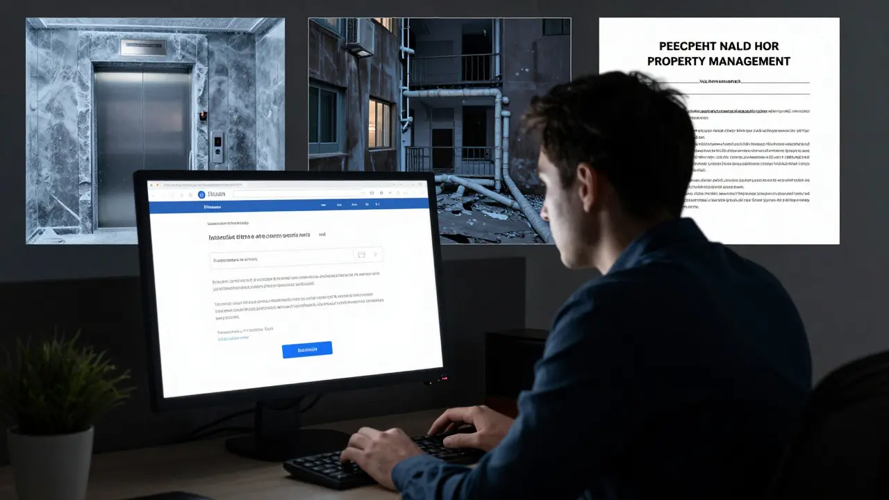Ein Mitarbeiter sieht eine phishing-E-Mail auf seinem Bildschirm, während hinter ihm die Folgen eines Angriffs — eingefrorene Leitungen und eine rechtliche Warnung — sichtbar sind.
