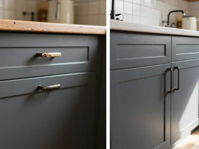 Küchenschränke streichen statt austauschen: So sparen Sie Tausende bei der Küchenrenovierung