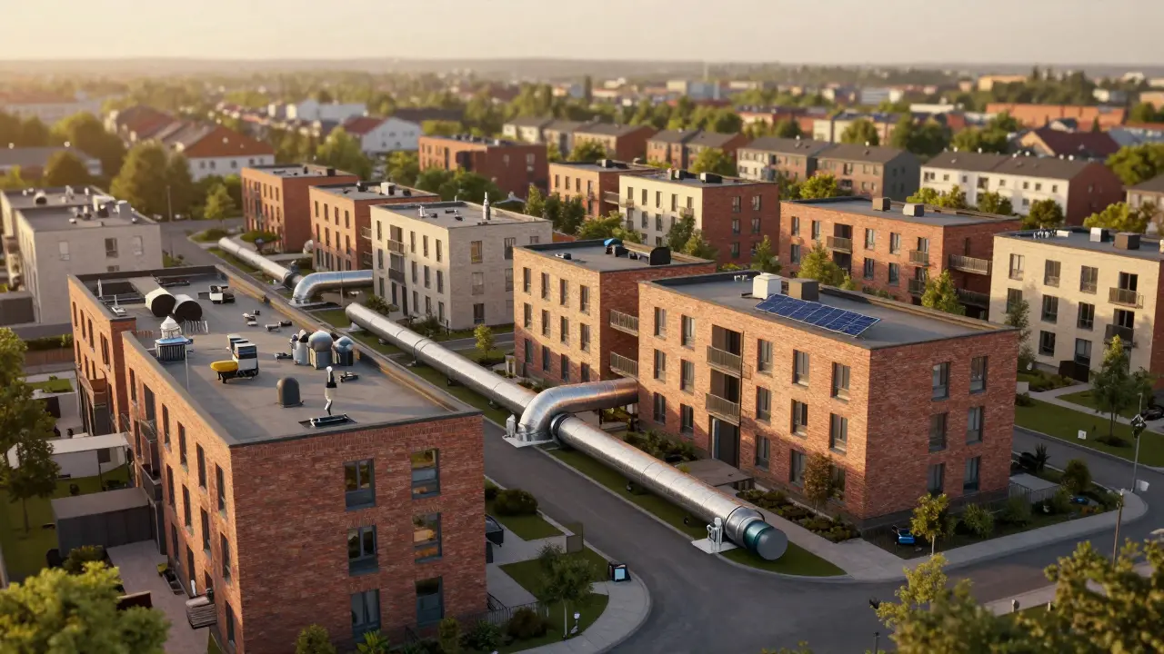 Wärmeverbundnetze für Quartiere: Chancen für Eigentümer und Investoren