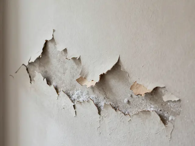 Abplatzende Farbe an Wänden: Ursachen finden und richtig sanieren