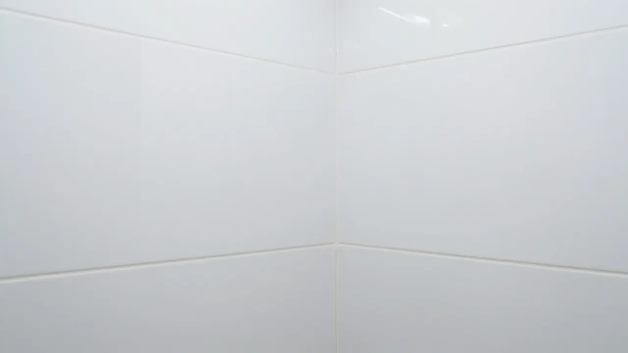 Frisch erneuerte, glatte und saubere Silikonfuge im modernen Badezimmer