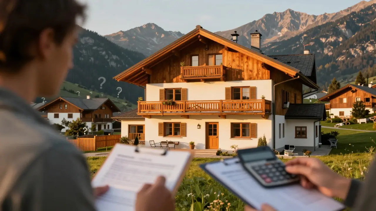 Hauskauf mit Fokus auf versteckte Kosten und Budgetplanung