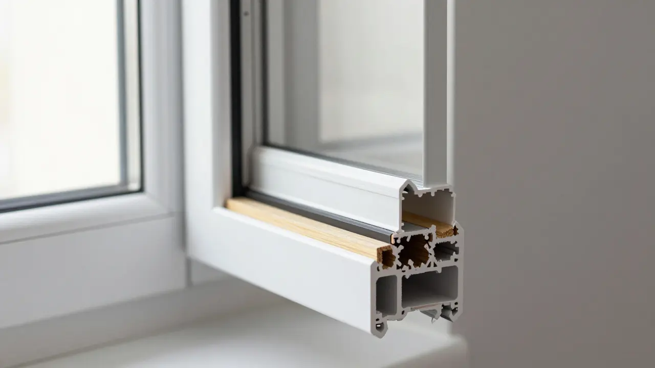 Detailaufnahme der fachgerechten Montage eines neuen Fensterrahmens