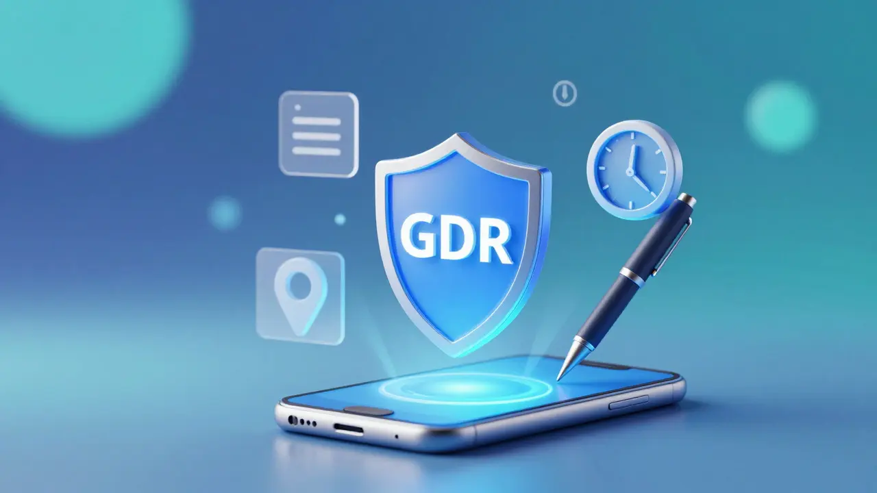 Abstrakte Darstellung digitaler Sicherheit und Signaturen
