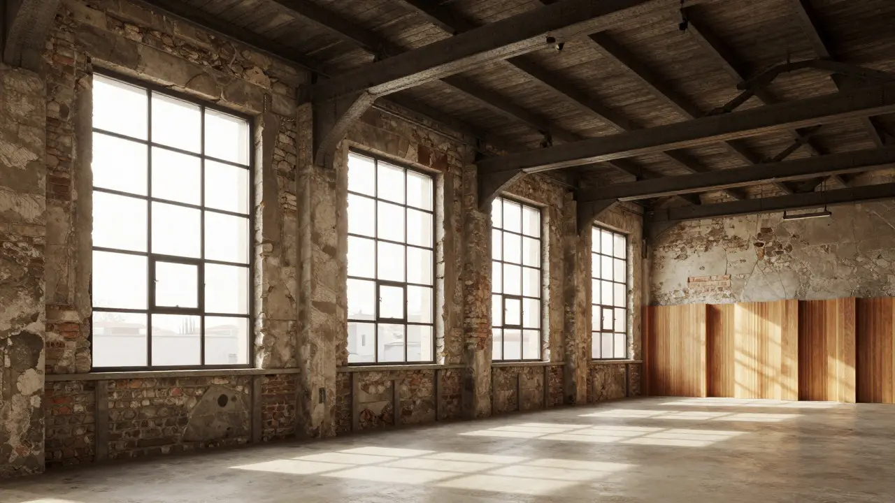 Loft im Altbau: Tragwerk sichtbar lassen und Akustik professionell lösen
