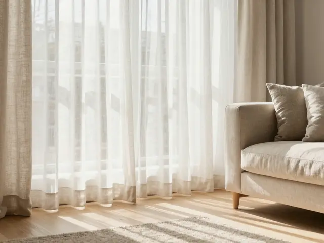 Vorhänge im Wohnzimmer: Material, Farbe und Stil richtig wählen