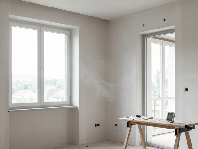 Baufeuchte in neuen Putzen richtig entfernen: Lüften, Heizen und Trocknen